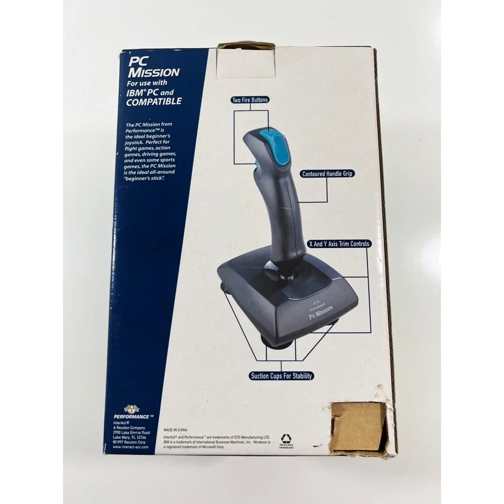 PC Mission Professional Analog Joystick SV-200 in Original Box‎ (EXCELLENT)